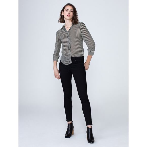Unpublished Kora Blackout Mid Rise Skinny Jeans - Picture 1 of 8
